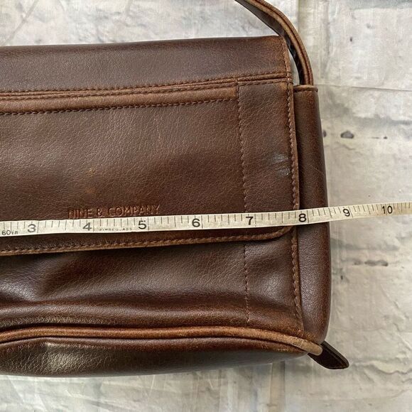 Nine and company crossbody purse w/flap and snap closure brown - Picture 11 of 13